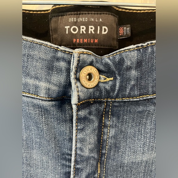 Torrid Classic Blue Straight Leg Jeans - Picture 2 of 4